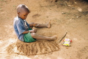 Description: Child Playing in Kenya